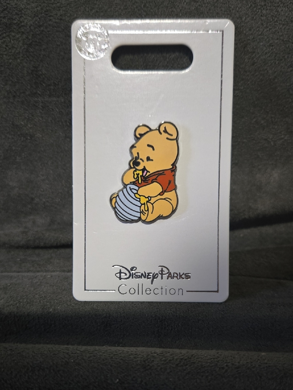 Disney Winnie the Pooh Enamel Pin - Yellow, Red & Blue